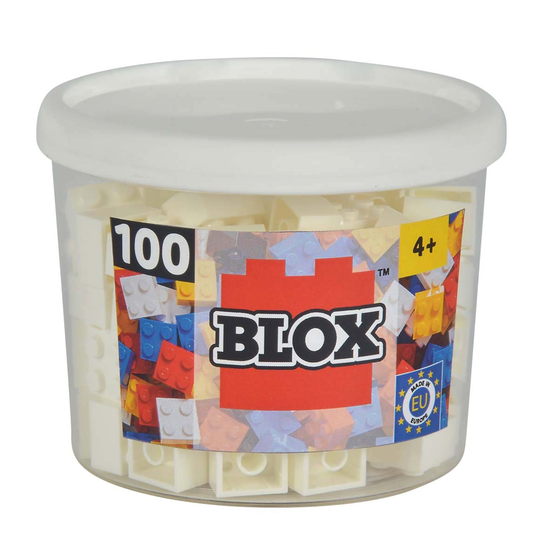 Blox 100 weiße 4er Steine