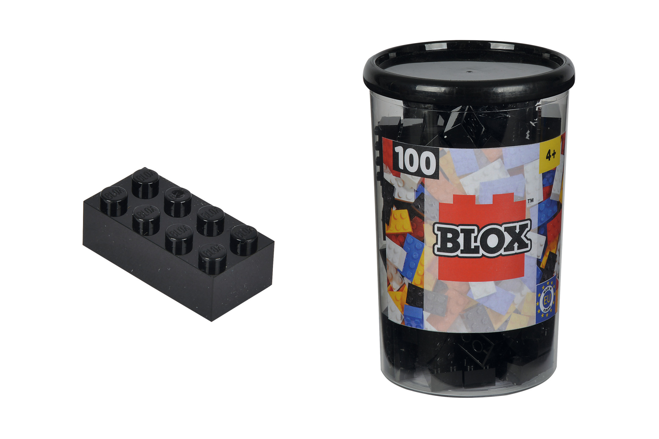 Blox 100 schwarze Steine in Dose