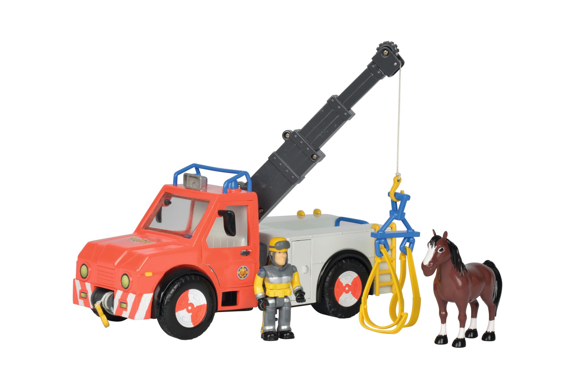 Fireman Sam Phoenix mit Figur & Pferd