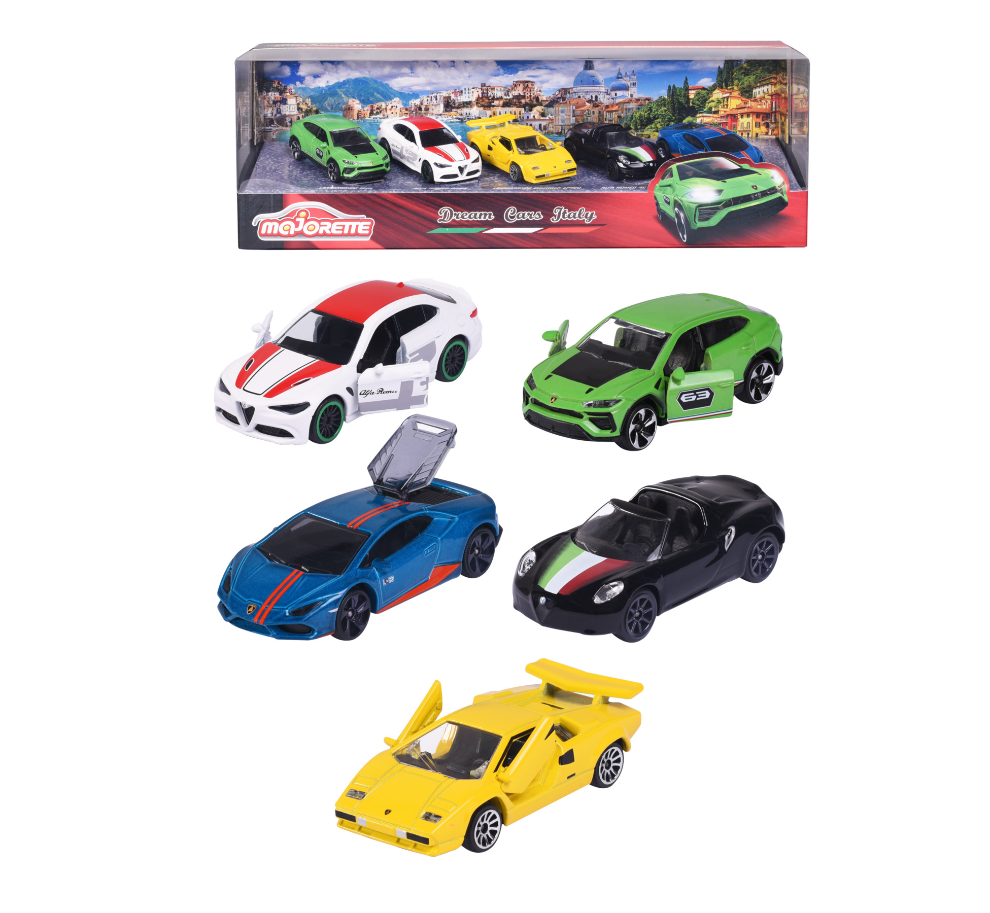 Dream Cars Italy 5 Pieces Giftpack