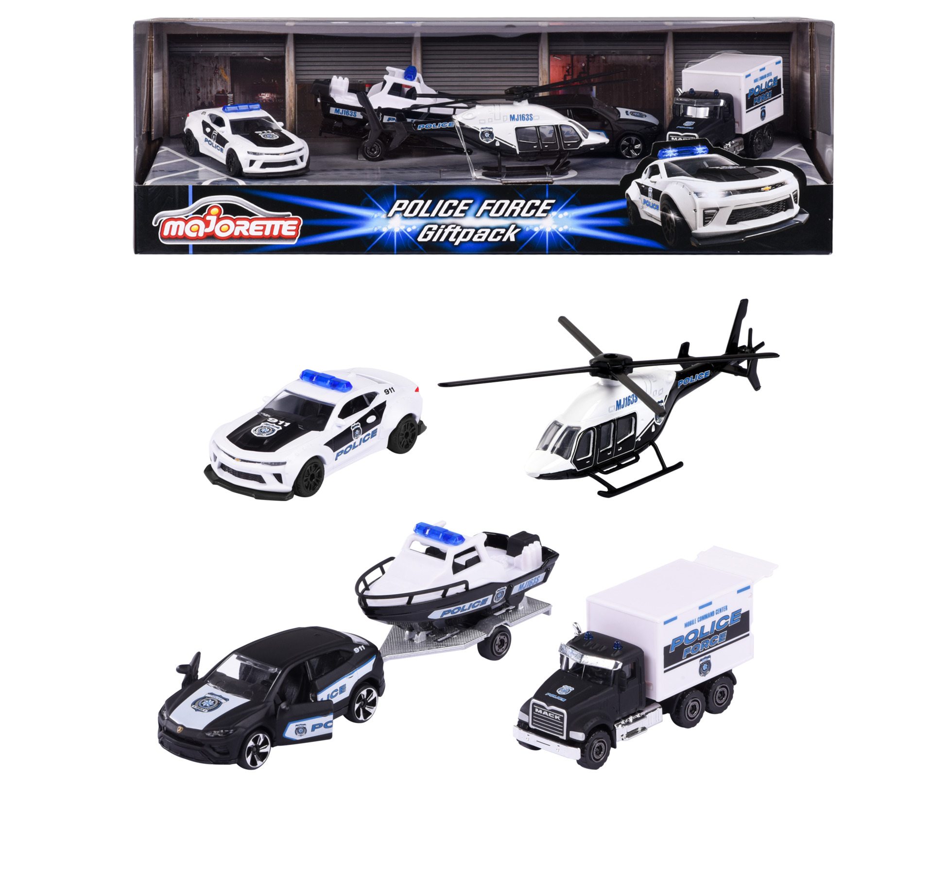 Police  Force 4 Pieces Giftpack