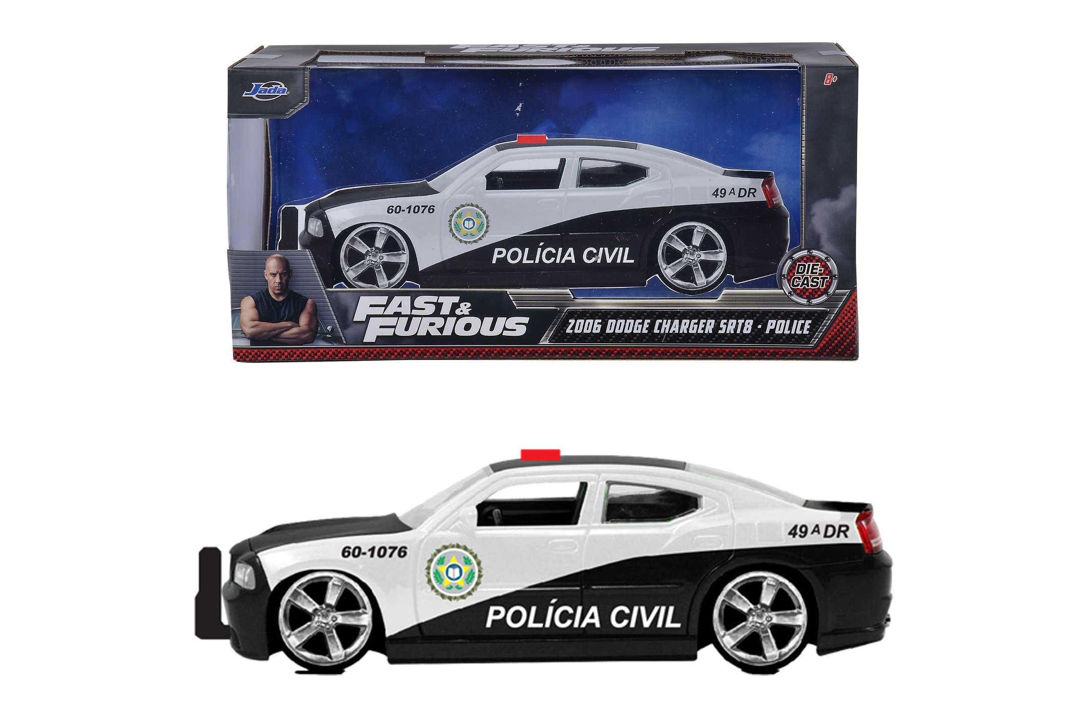 Fast & Furious 2006 Dodge Charger Police 1:24