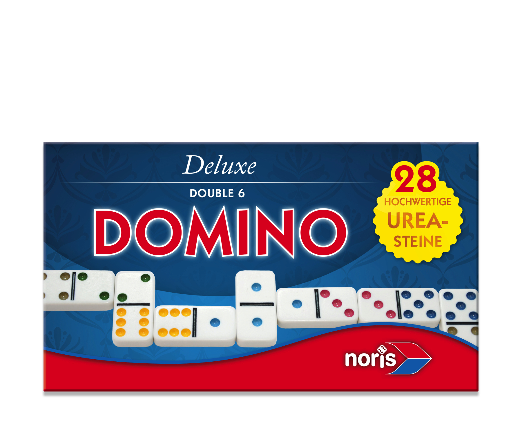 Deluxe Doppel 6 Domino Familienspiel 