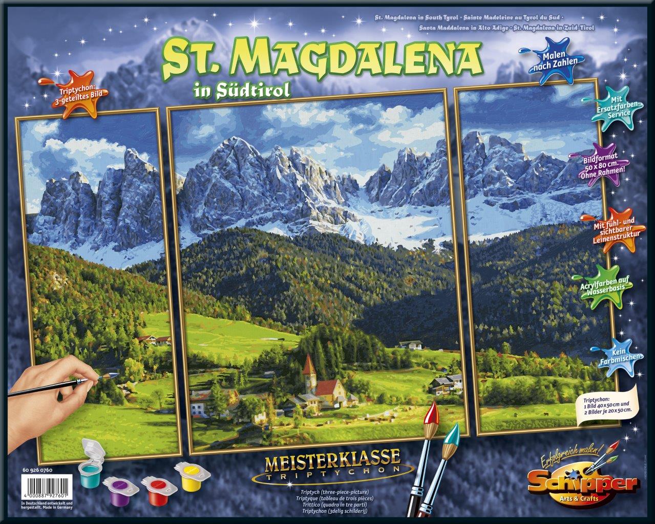 Malen nach Zahlen - St.Magdalena in Südtirol