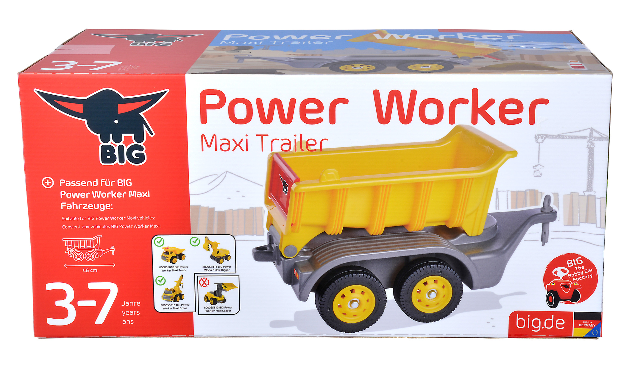 Power-Worker Maxi Trailer, Anhänger mit Anhängerkupplung
