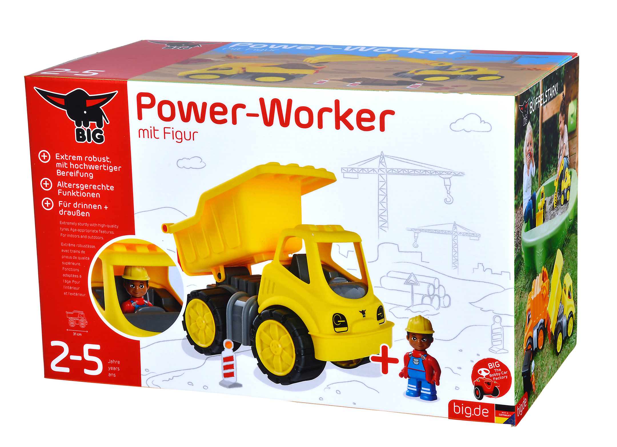 big power worker kipper + figur