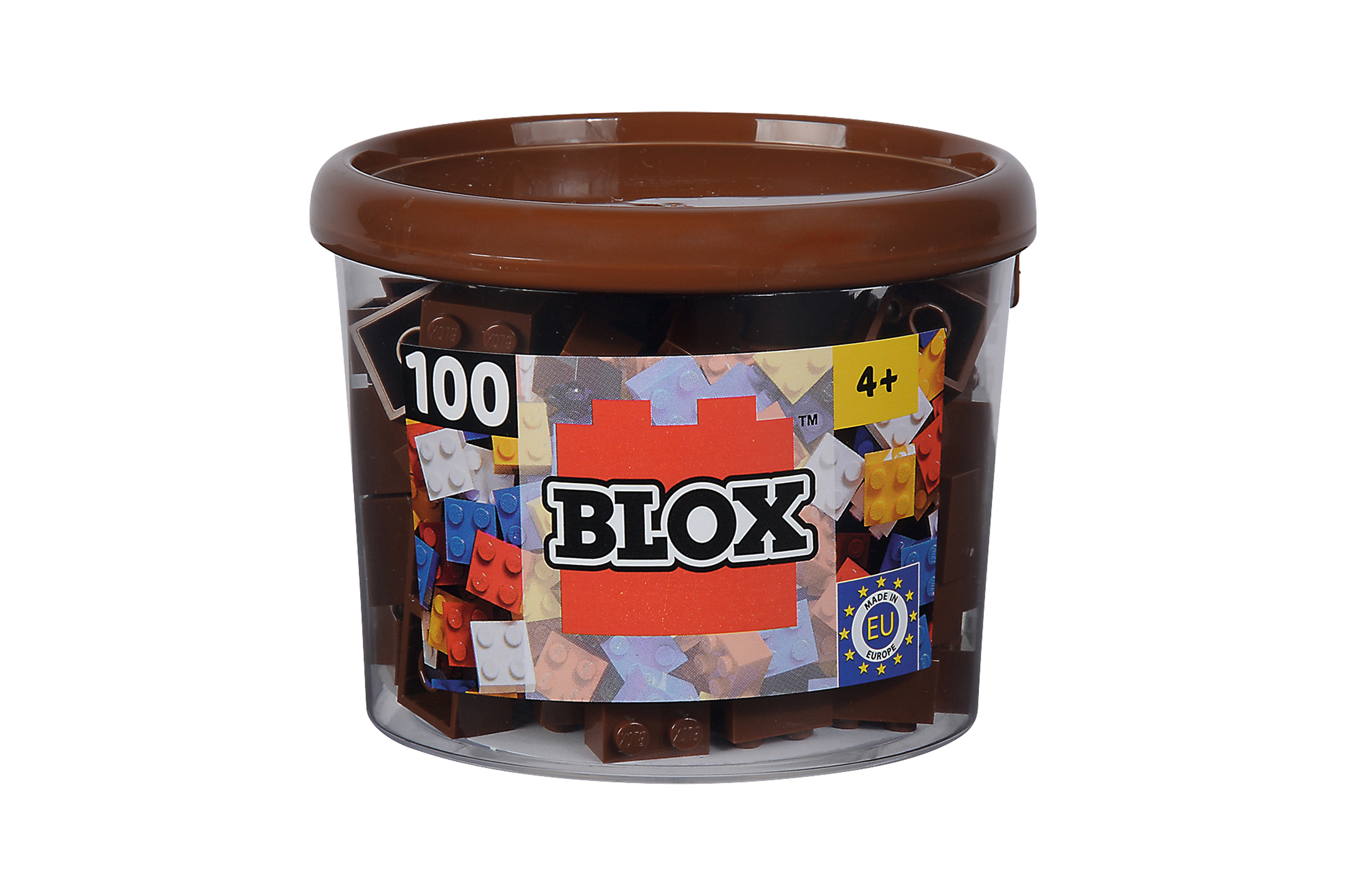 Blox 100 braune 4er Steine