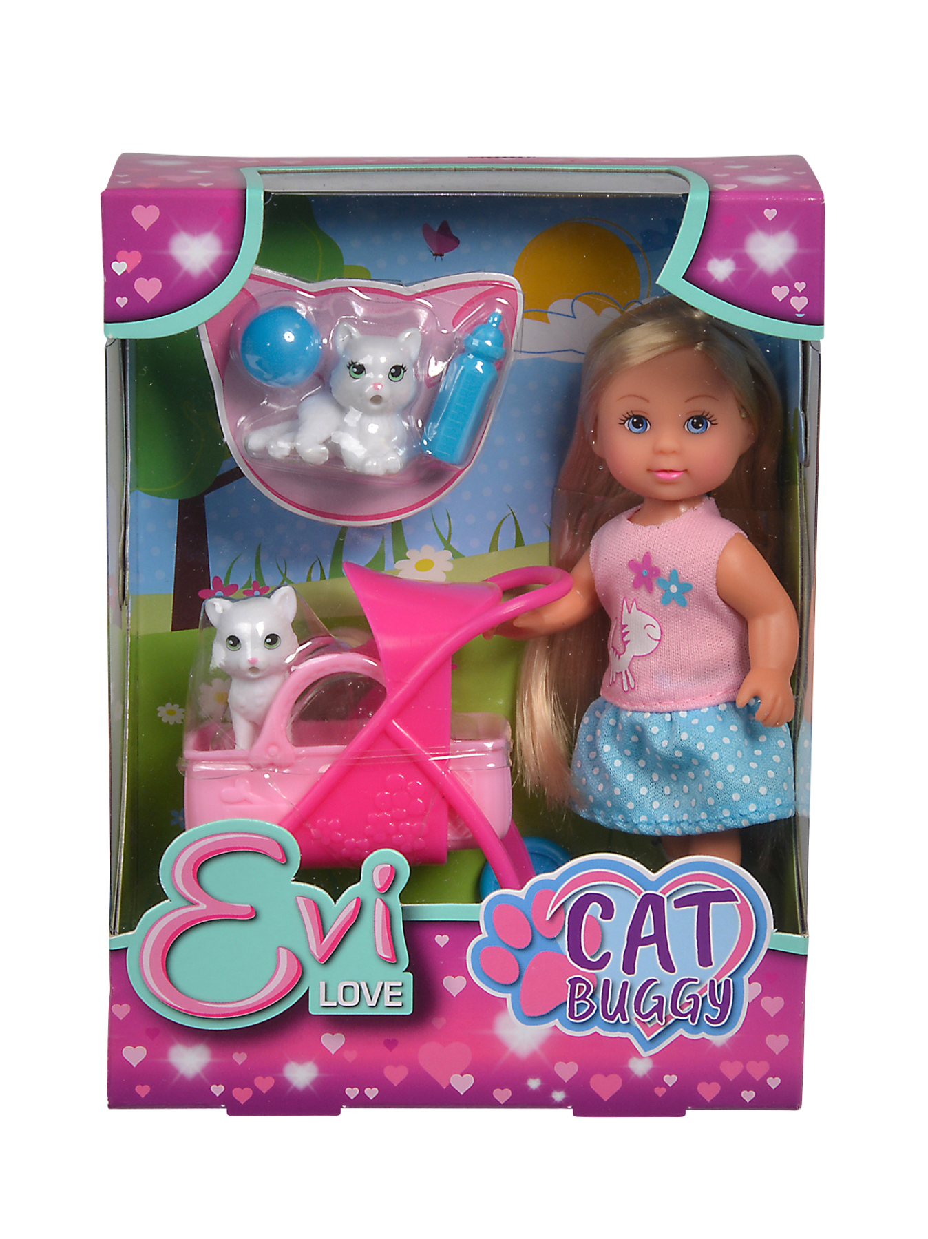 Evi Love mit Cat Buggy 12cm